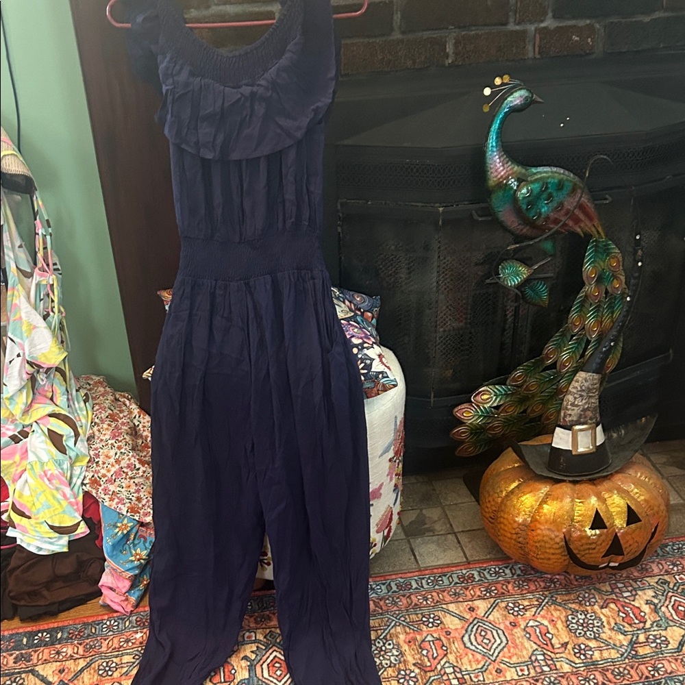 Elegant Navy Jumpsuit